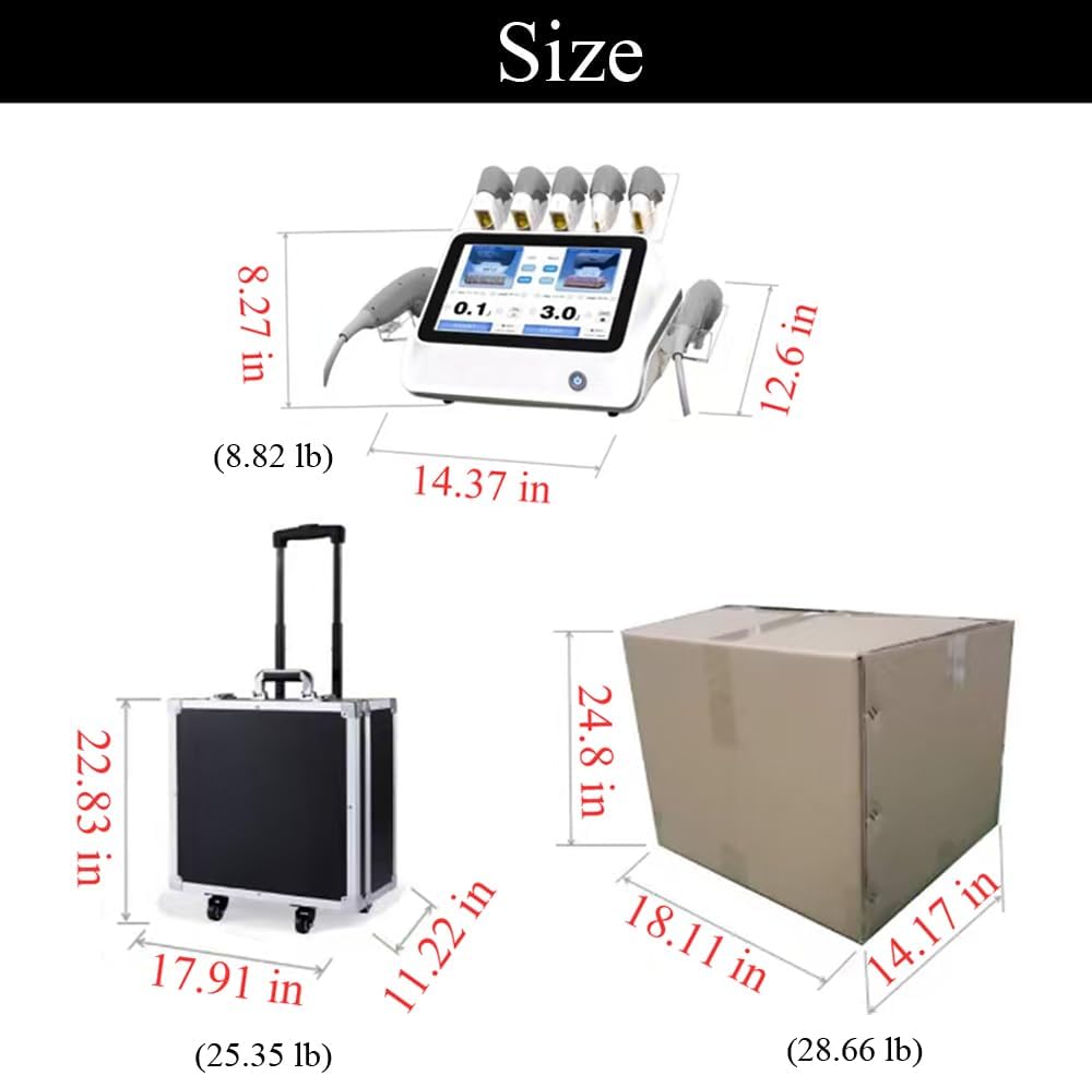 Portable Skin Care Beauty Machine for face and Body Home SPA (with 7 Cartridges)